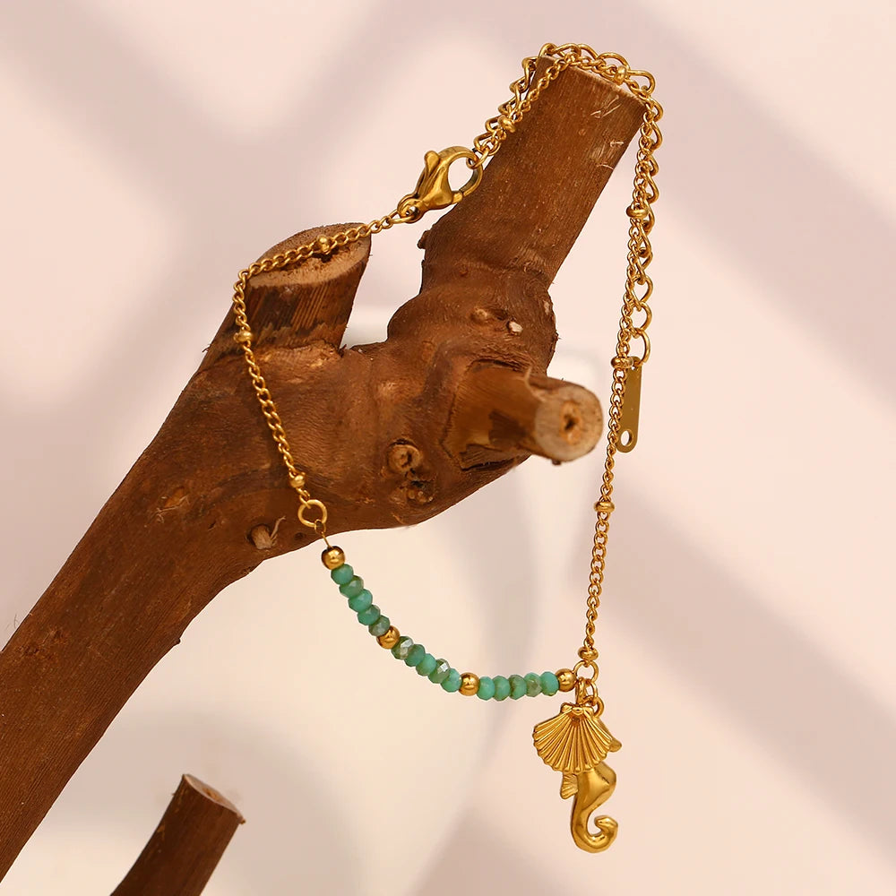 Seahorse Charm Bracelet