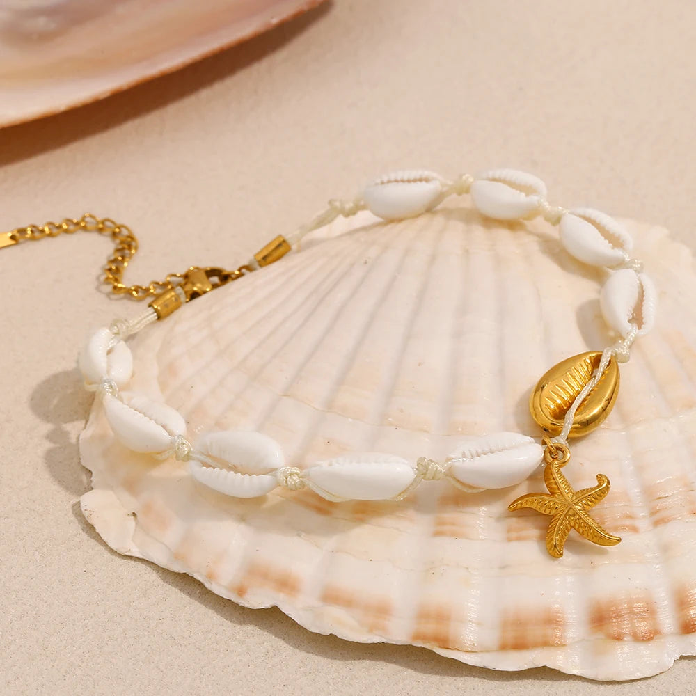 Starfish Lovers Anklet
