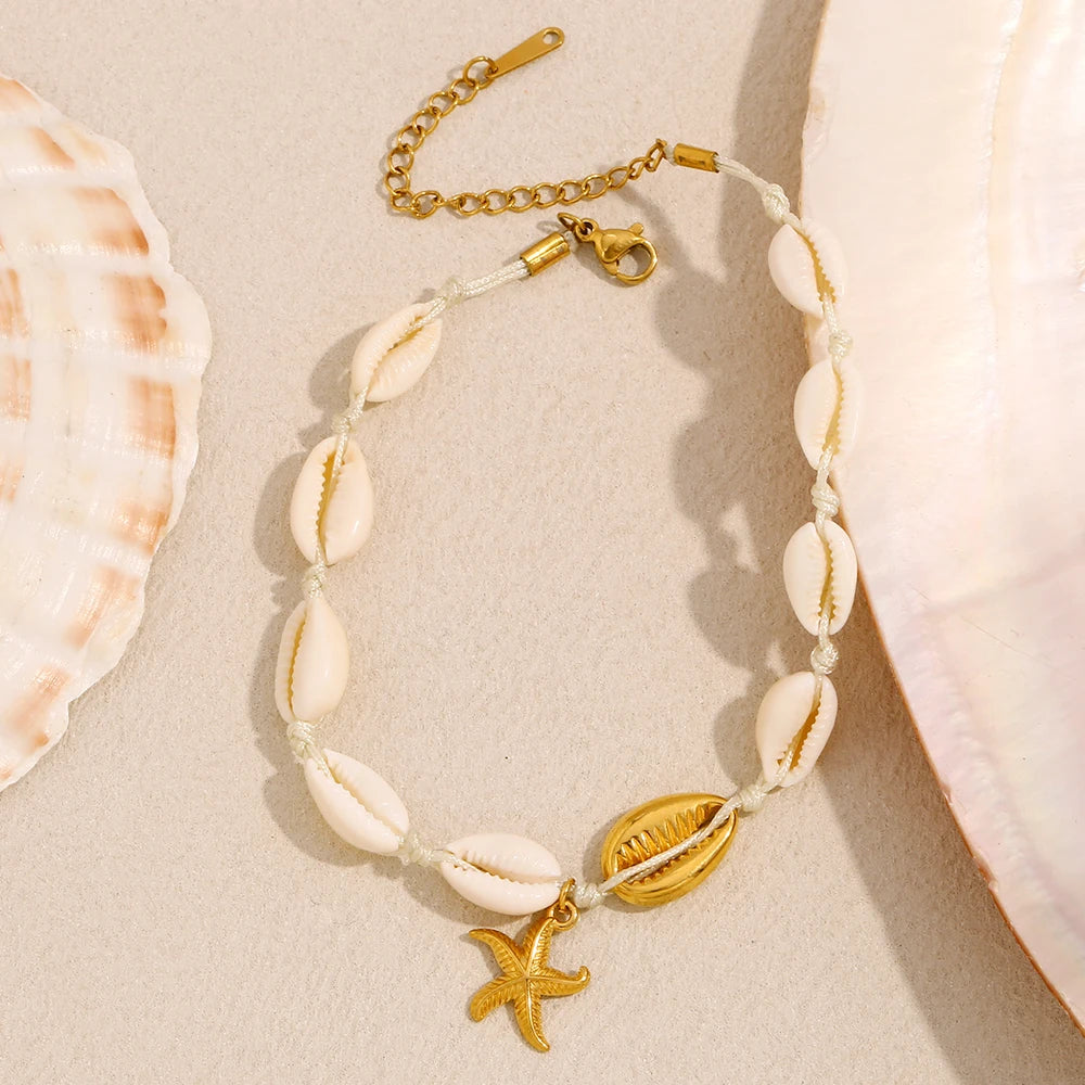 Starfish Lovers Anklet