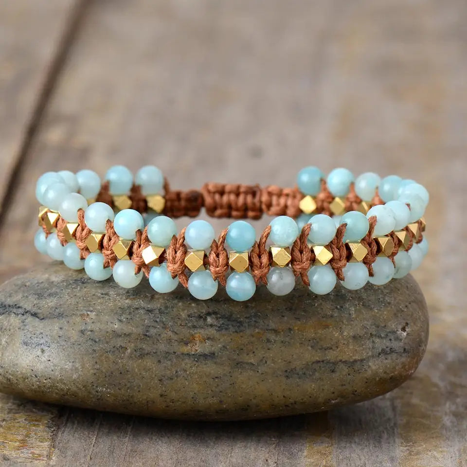 Free Spirit Amazonite Cord Bracelet