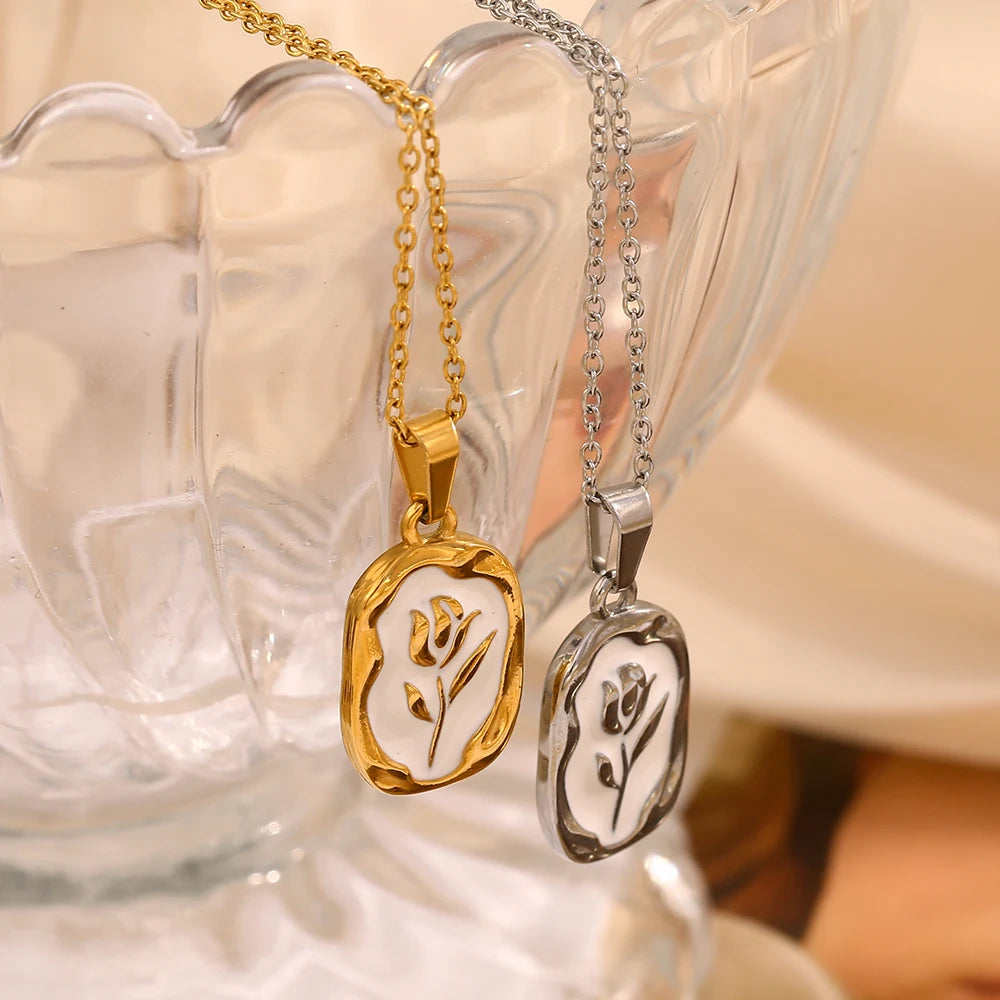Eternal Bloom Rose Necklace