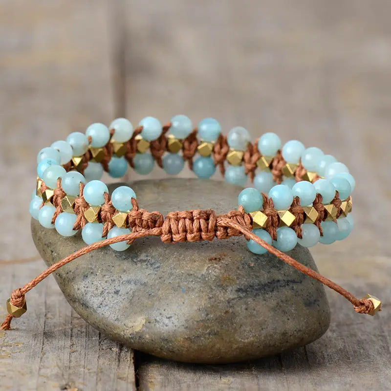 Free Spirit Amazonite Cord Bracelet