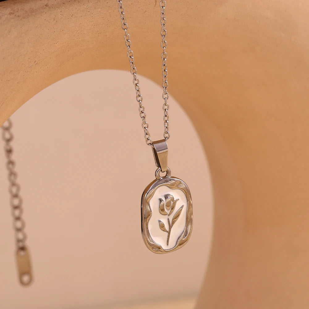 Eternal Bloom Rose Necklace