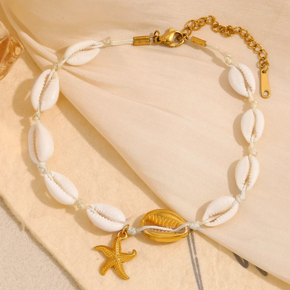 Starfish Lovers Anklet