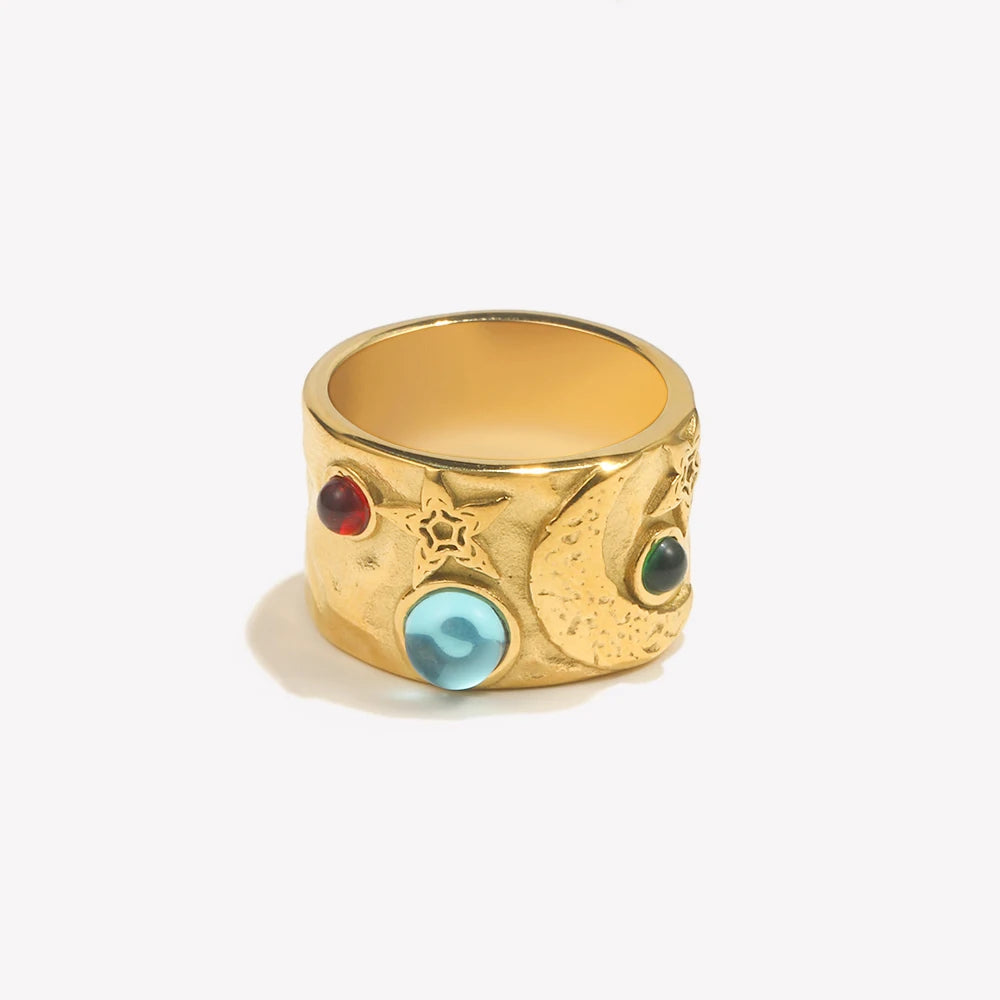 Silhouette Gemstone Ring