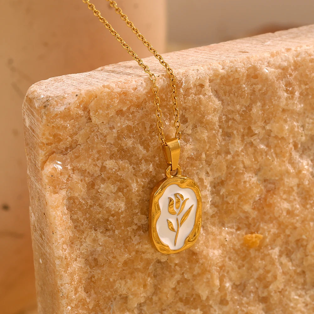 Eternal Bloom Rose Necklace