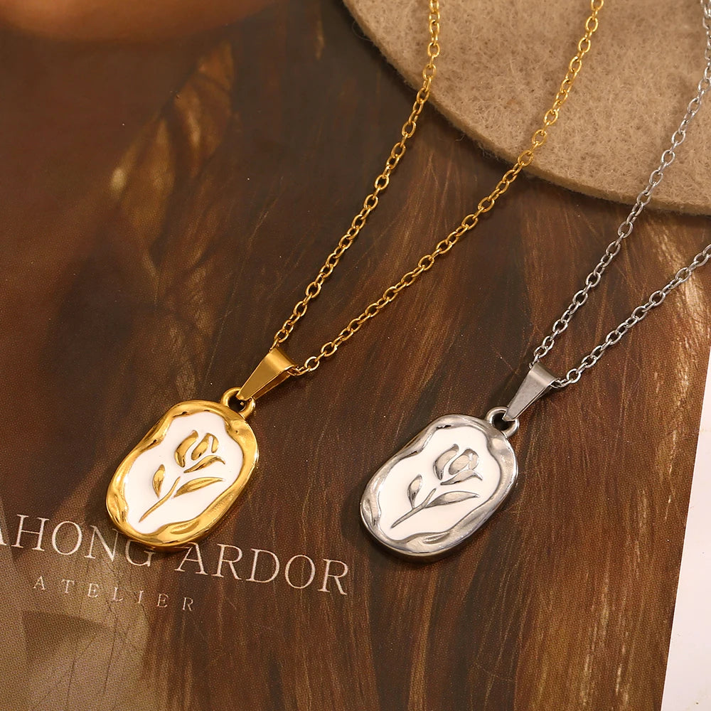Eternal Bloom Rose Necklace