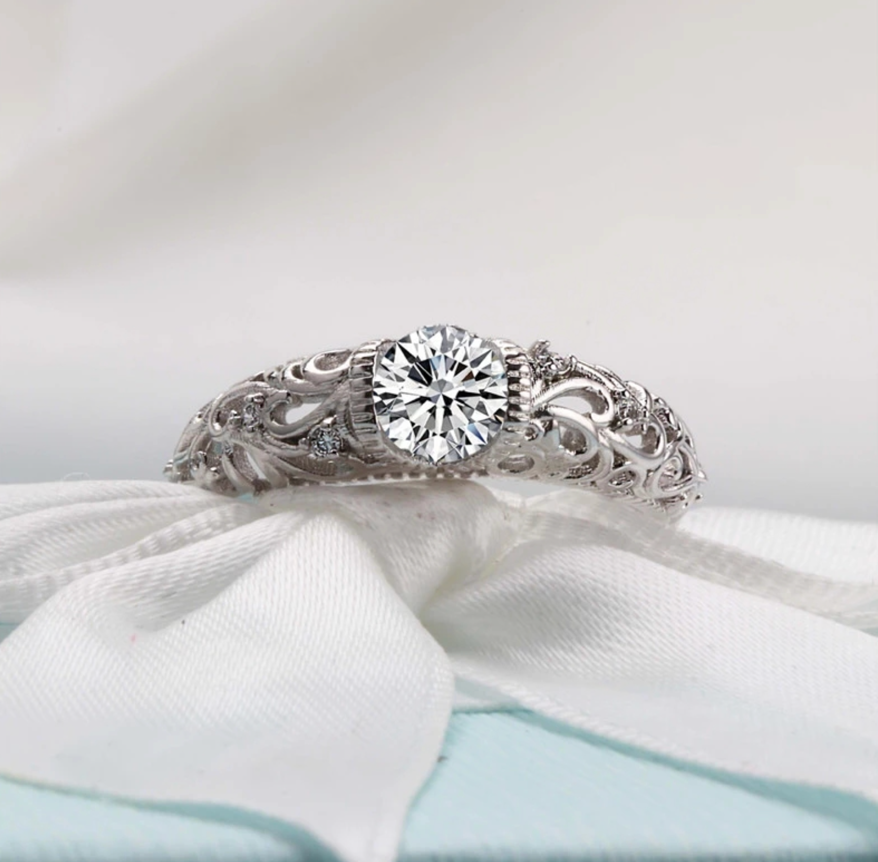 Lora Sterling Silver CZ Ring