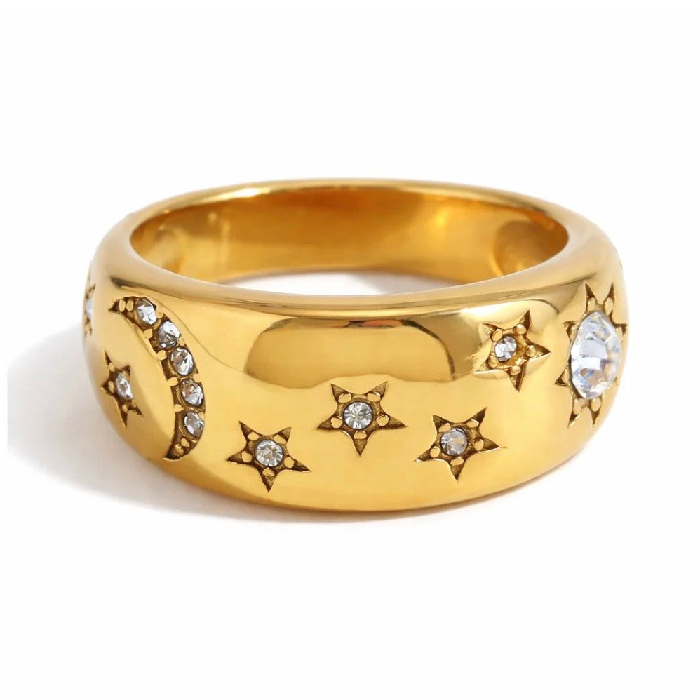 Starry Night Ring - 18k Gold