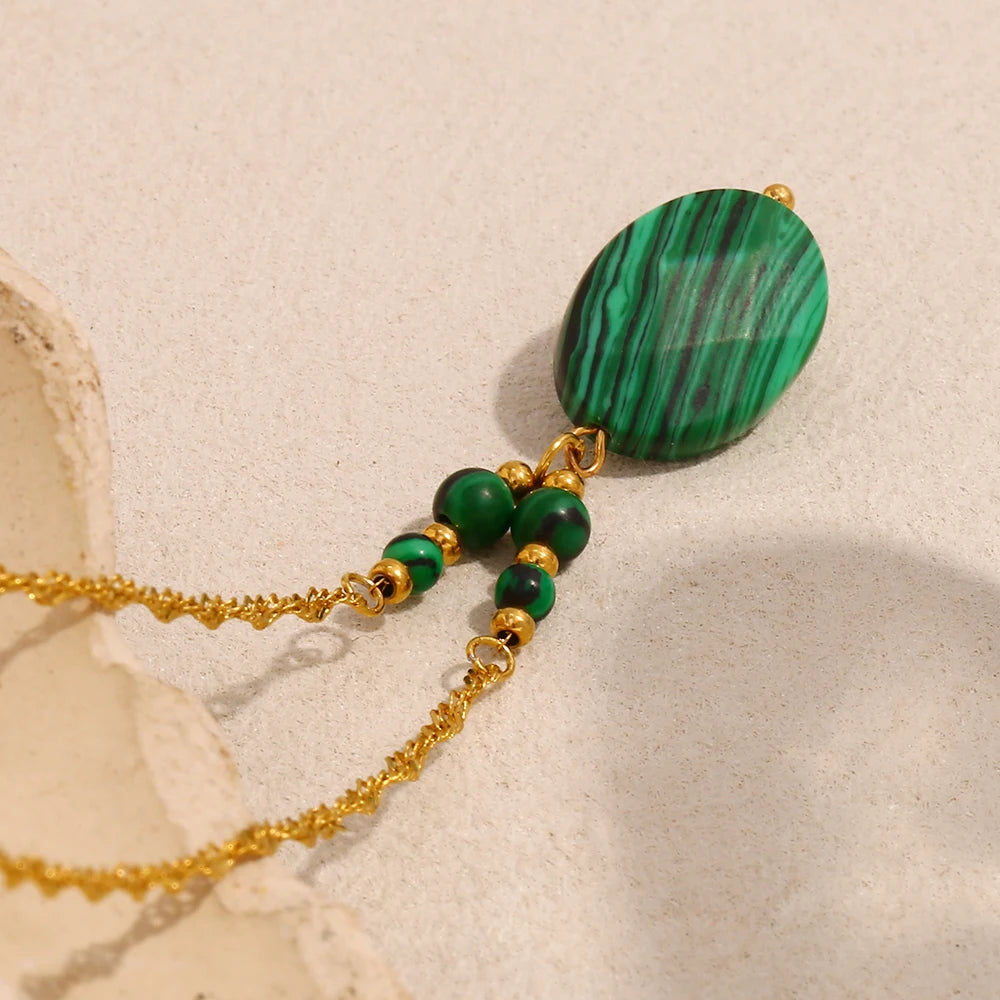 Emerald Strength Pendant Necklace