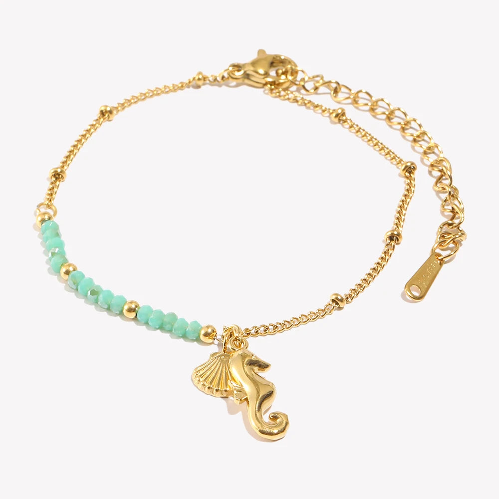 Seahorse Charm Bracelet
