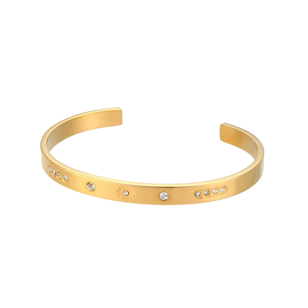 Starry Night Bangle - 18k Gold