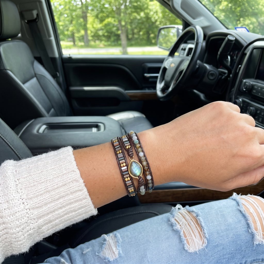 Wanderlust Layered Stone Bracelet - UGC