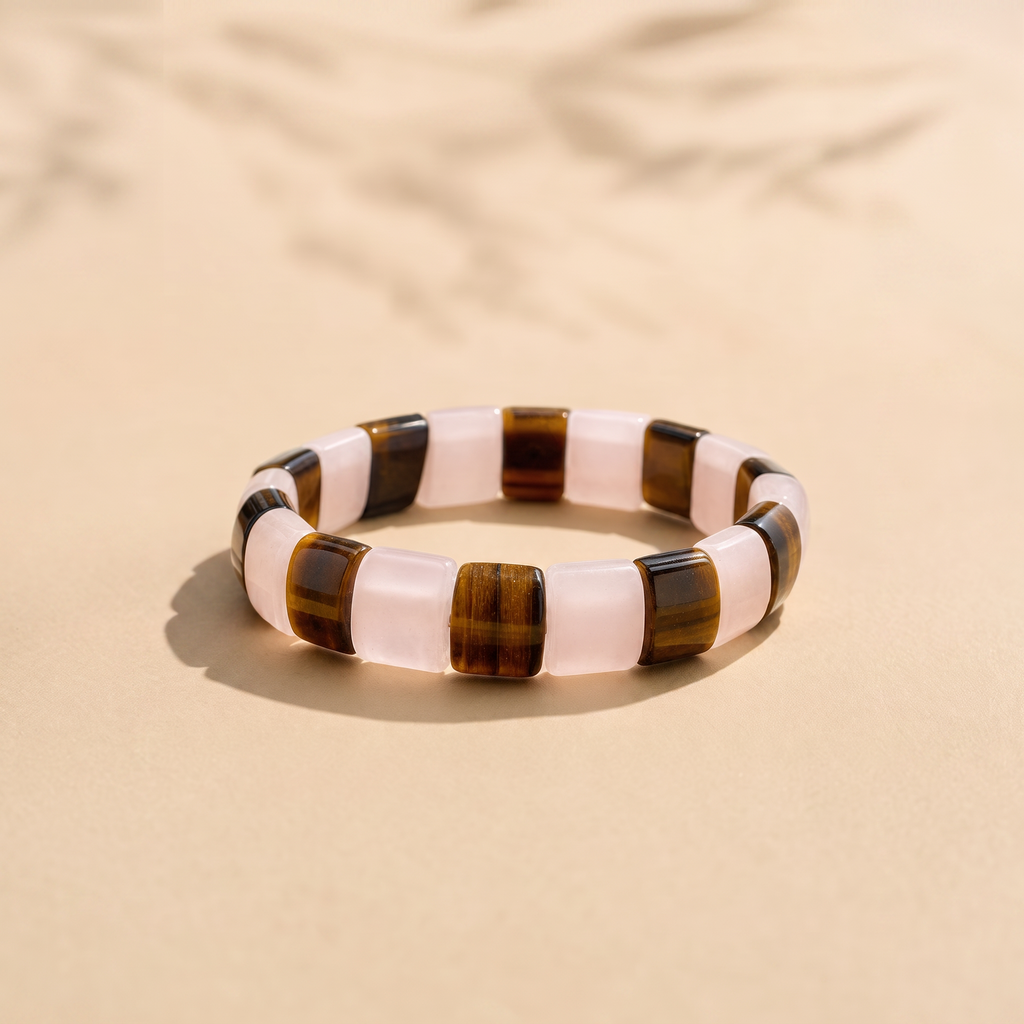 Quiet Confidence Tiger's Eye Stretch Bracelet - Studio