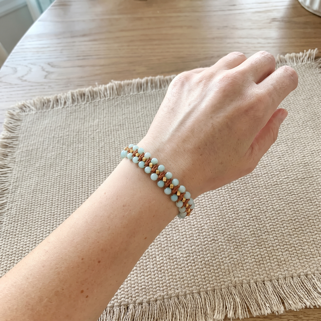 Free Spirit Amazonite Cord Bracelet - UGC