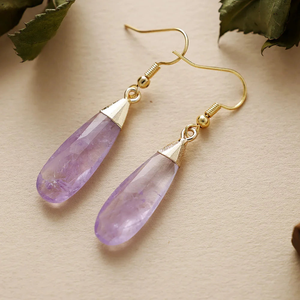 Elongated Teardrop Serenity Earrings