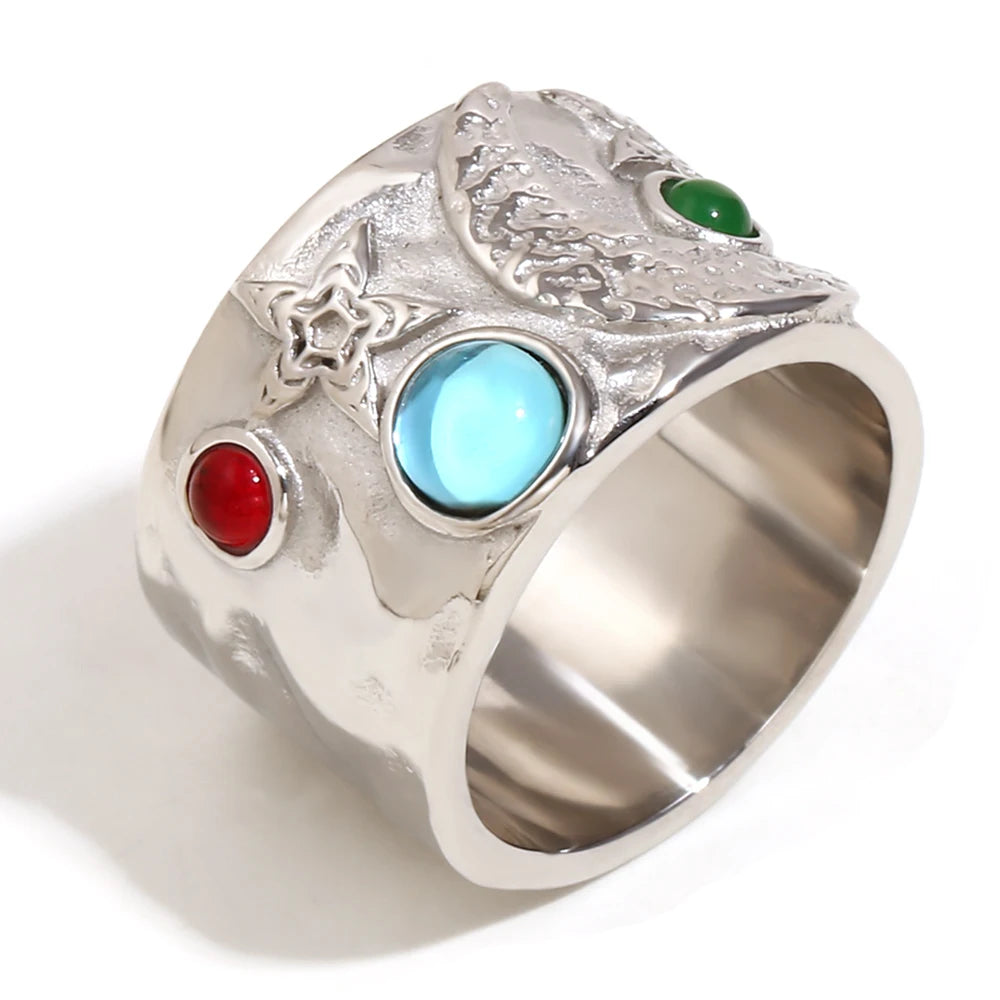 Silhouette Gemstone Ring