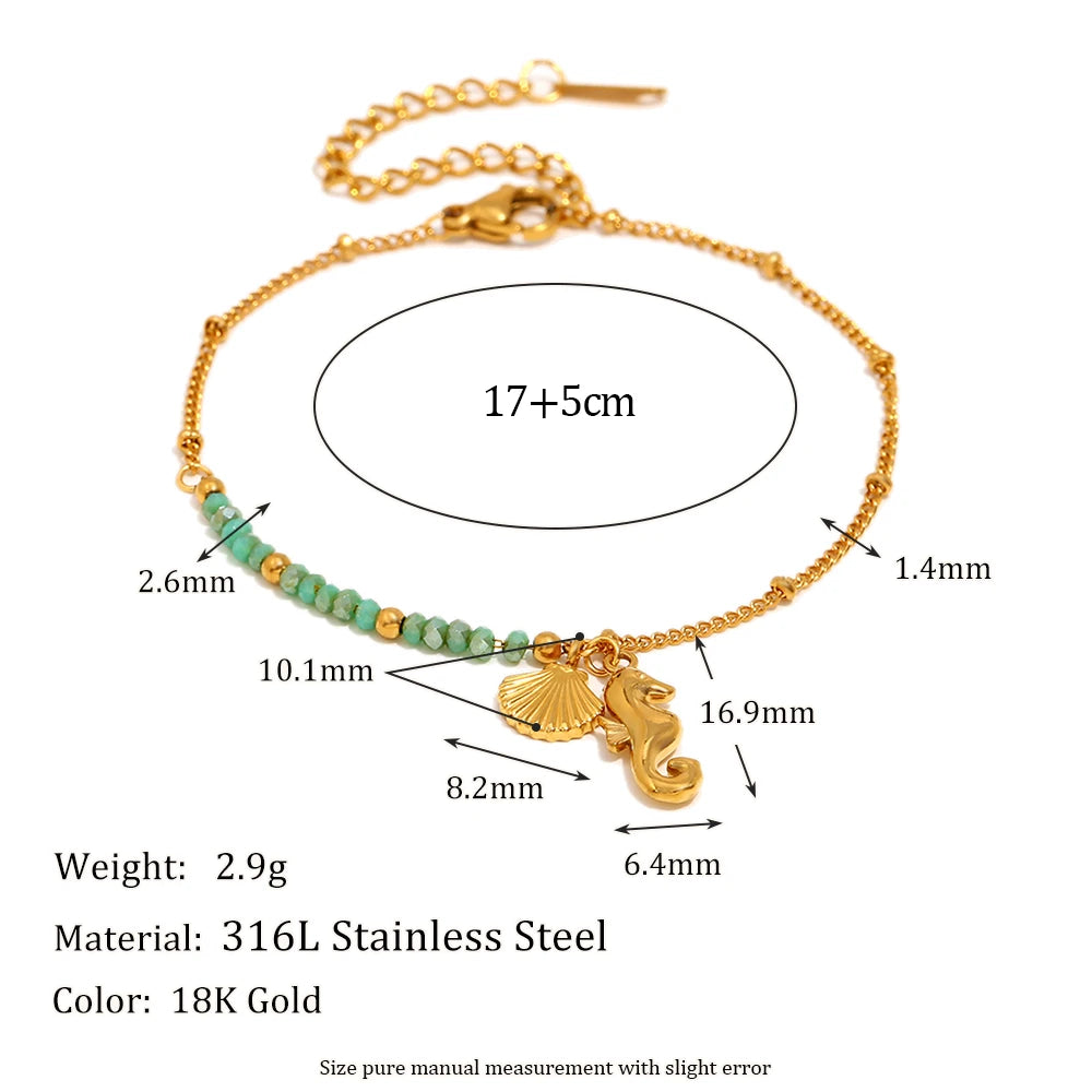 Seahorse Charm Bracelet