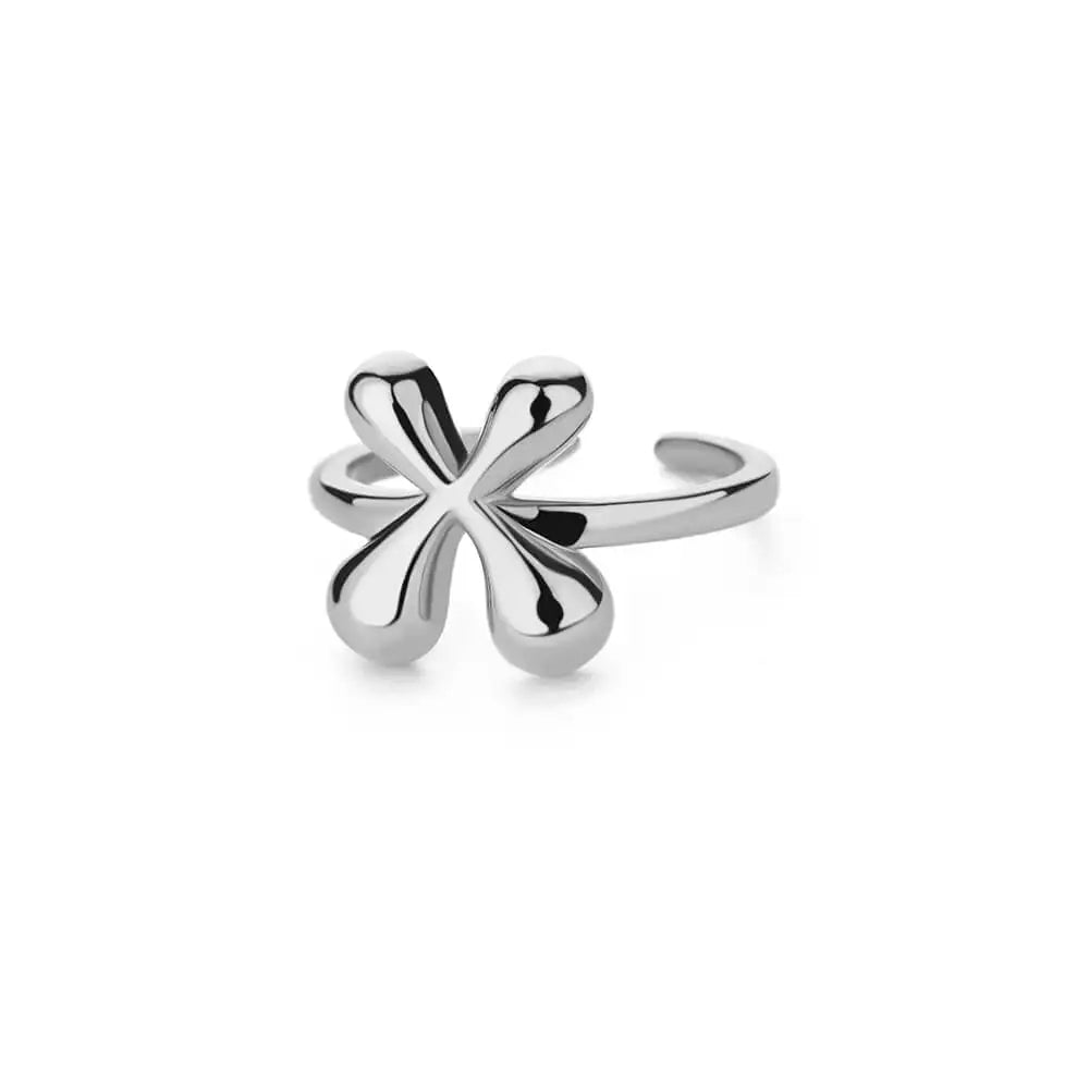 Silver Bubble Letter Ring