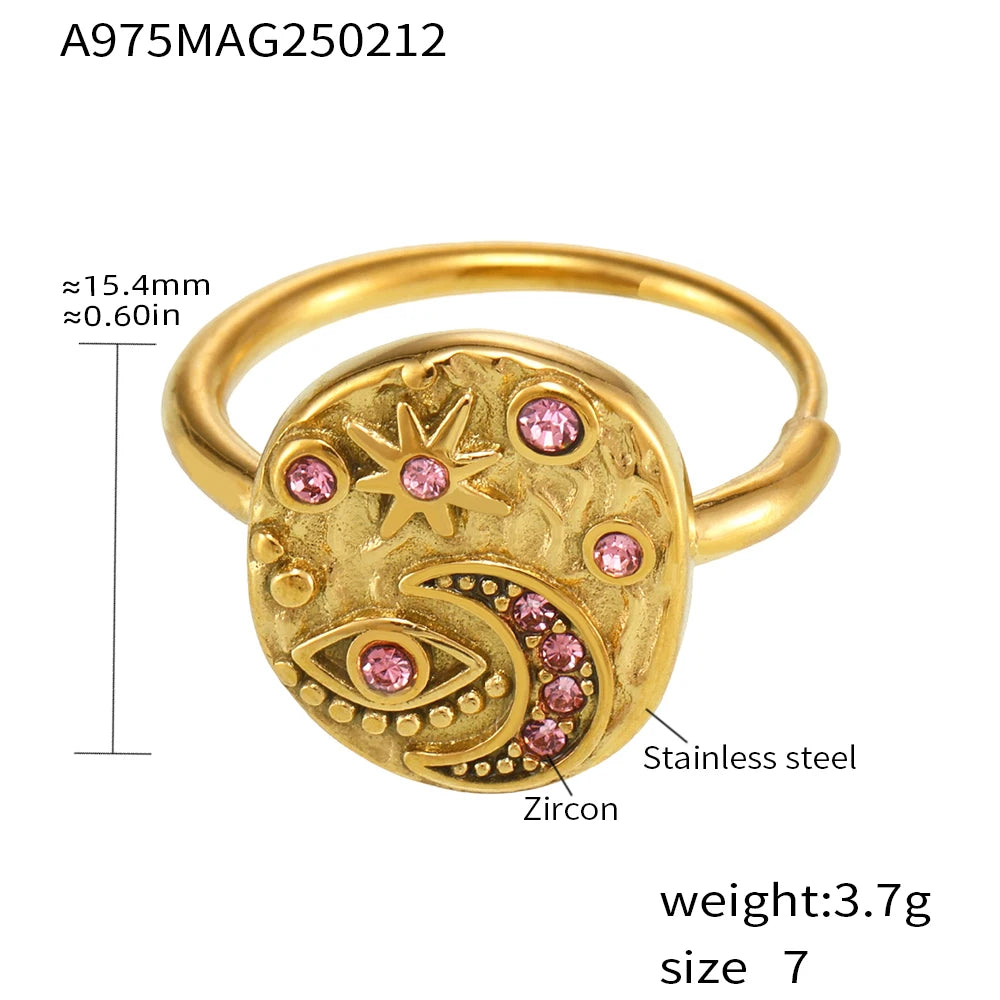 Celestial Starlight Talisman Ring