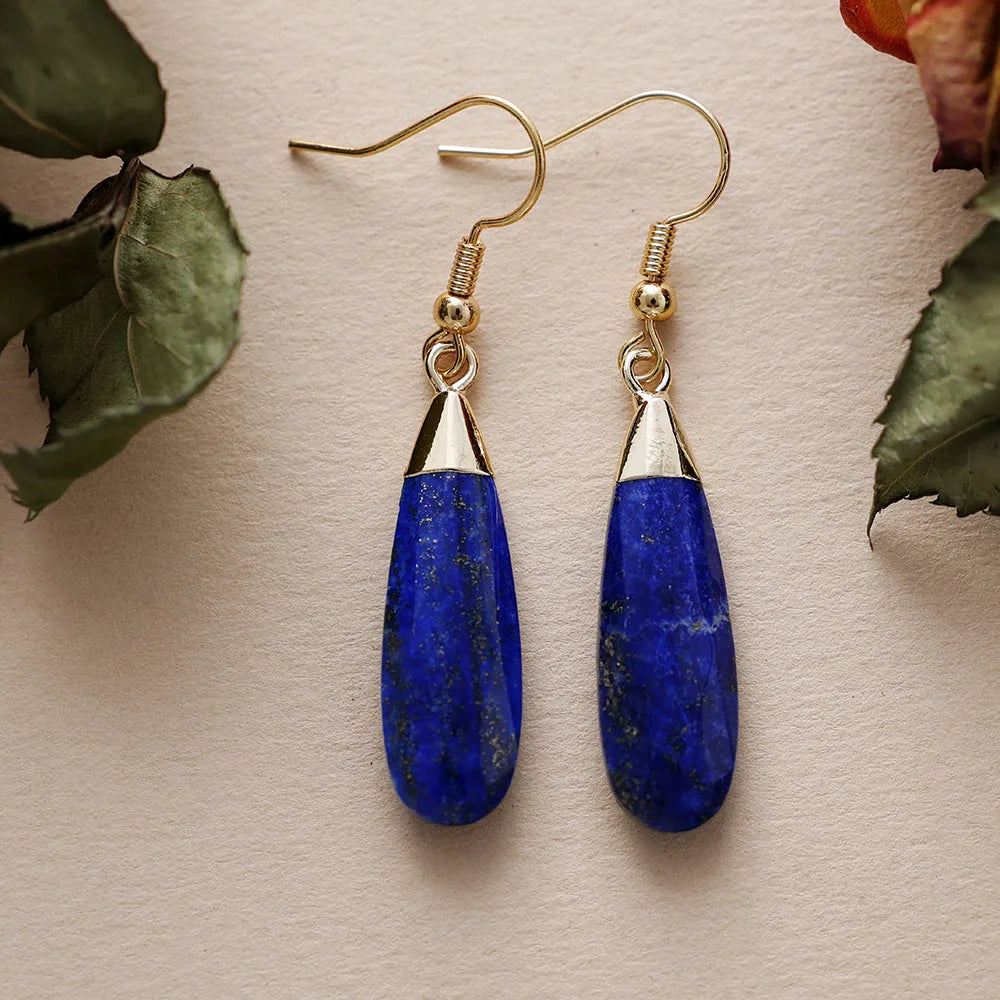 Elongated Teardrop Serenity Earrings