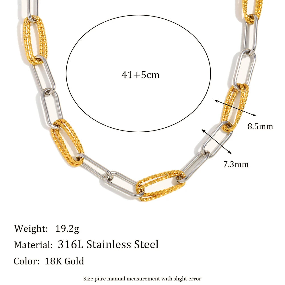 Paperclip Chain Necklace