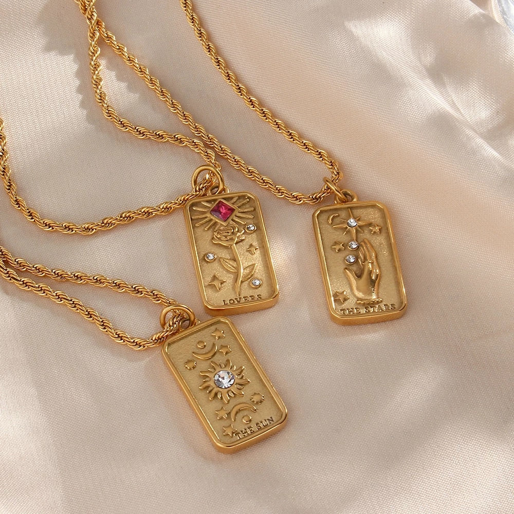 Tarot Talisman Charm Necklace