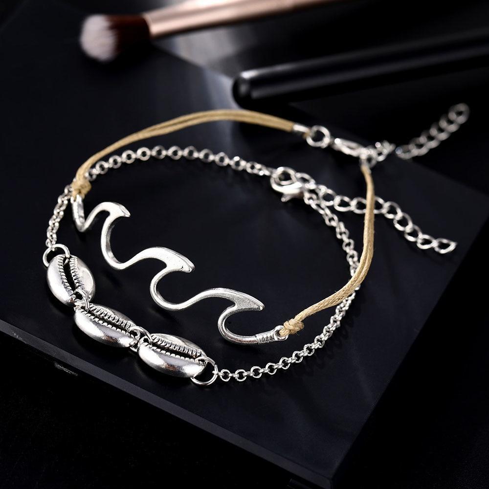 (Best Seller) Boho Ocean Wave Anklet Boho Peak