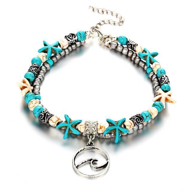 Bohemian Summer Beach Anklet Boho Peak