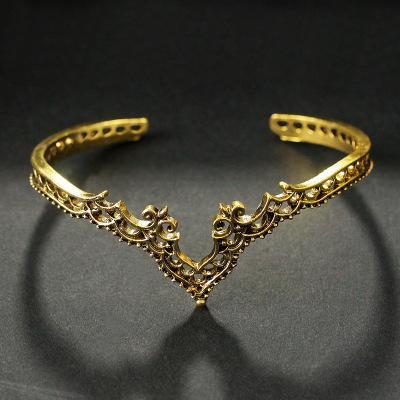 Handmade Bohemian Princess Bangle Boho Peak Gold