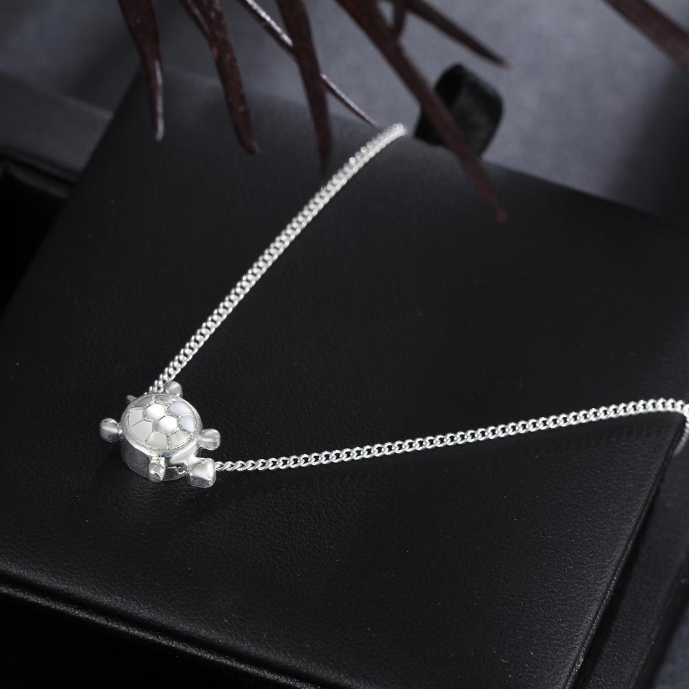 Handmade Silver Turtle Anklet Anklet Boho Peak