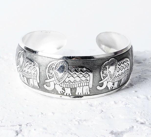 Sterling Silver Boho Cuff bracelet Boho Peak