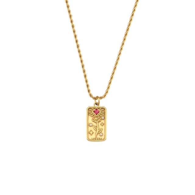 Tarot Talisman Charm Necklace