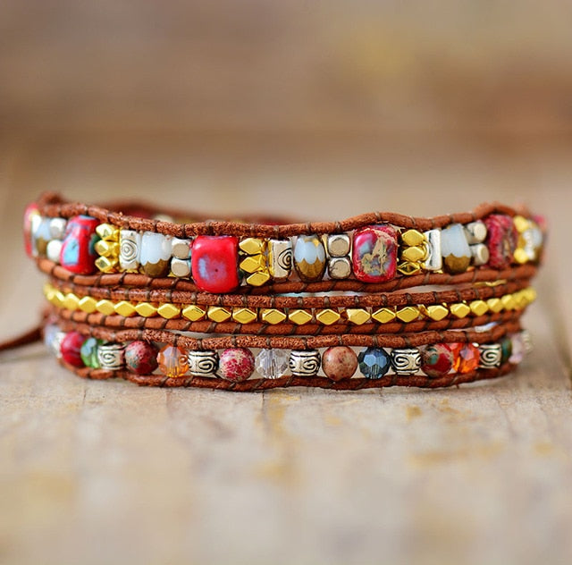 Jasper Blue Lapis Vintage Bracelet