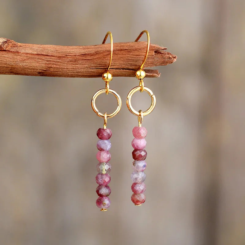 Natural Jasper Stone Earrings