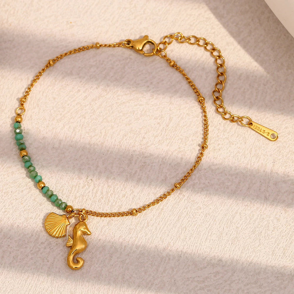 Seahorse Charm Bracelet