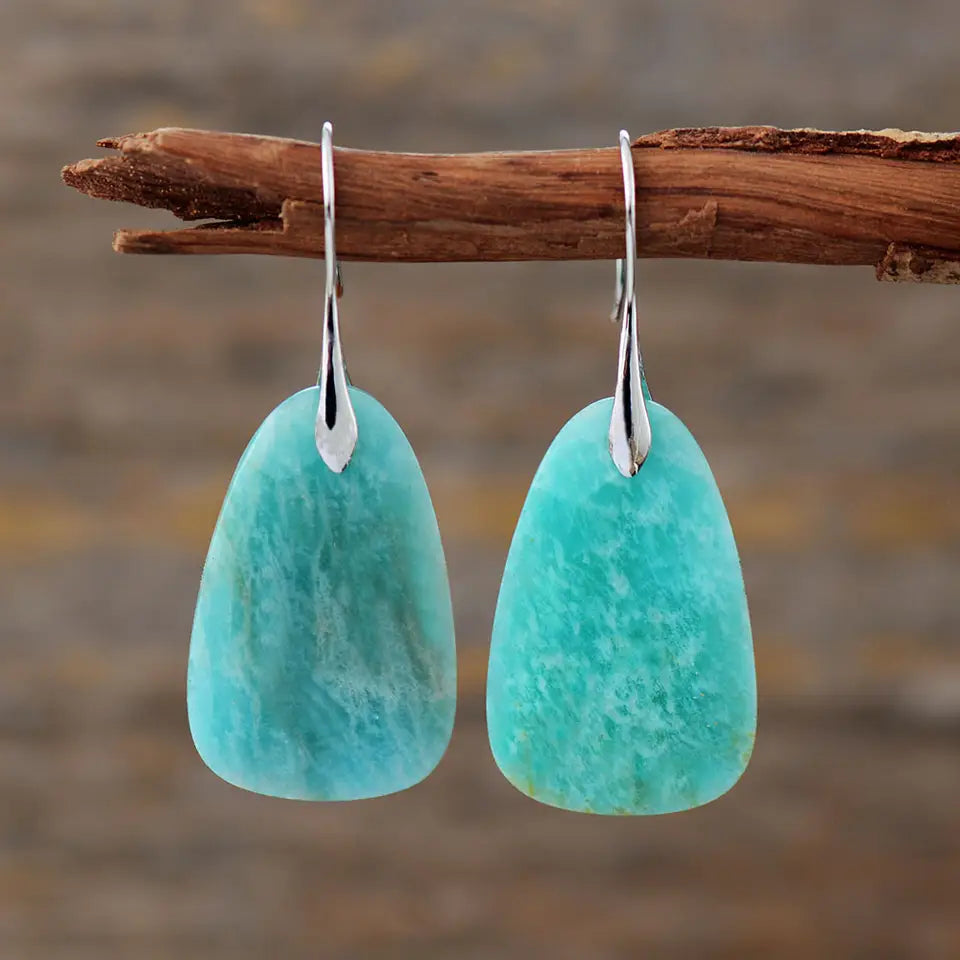 Harmony Amazonite Dangle Earrings