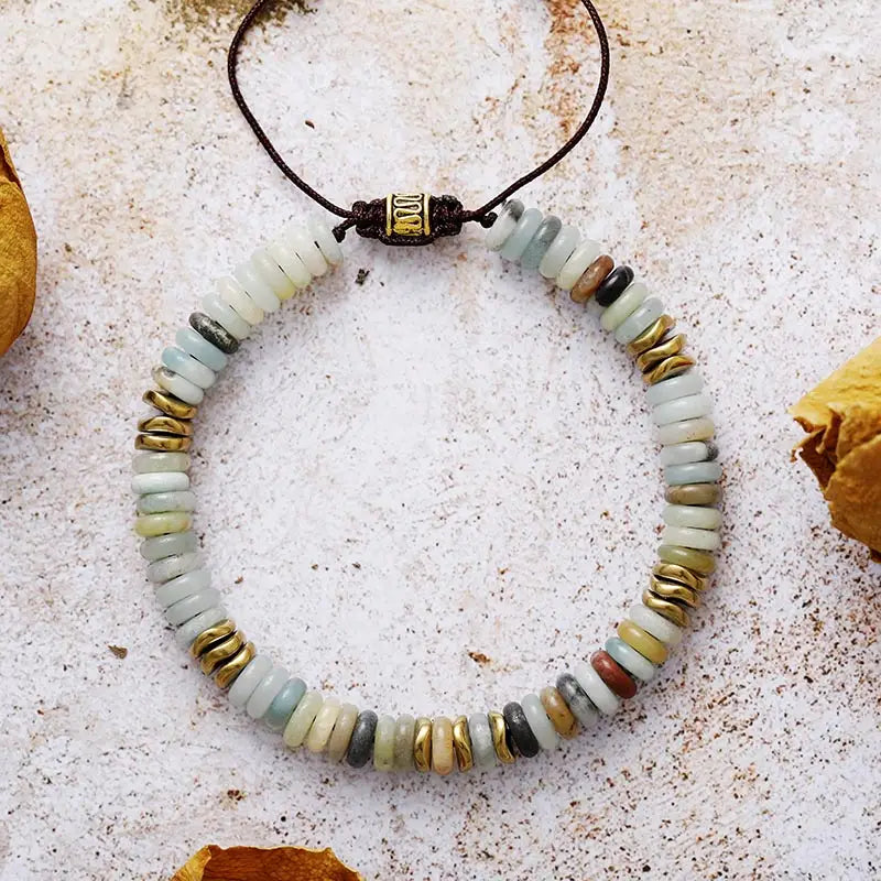 Free Spirit Bead Bracelet - Amazonite