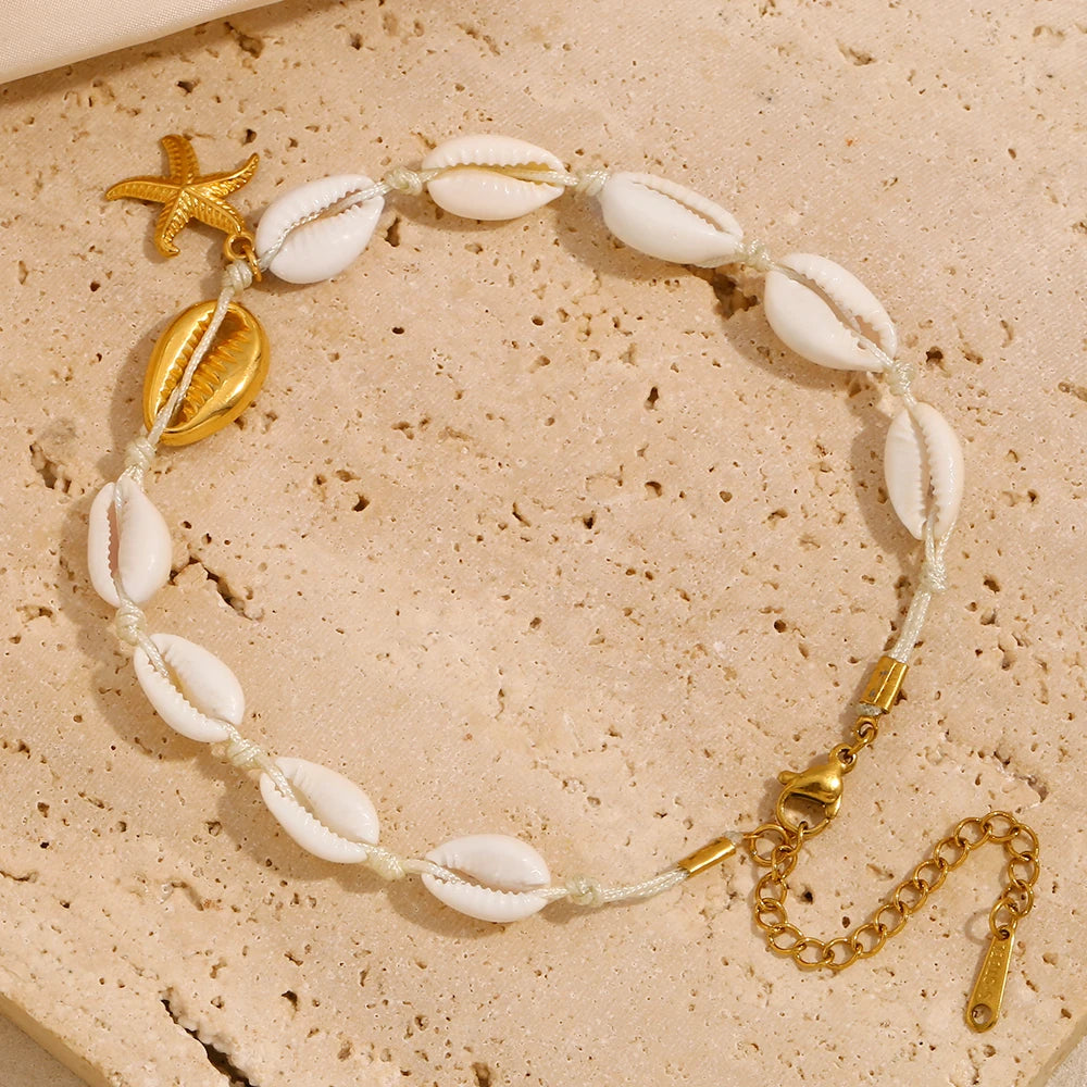 Starfish Lovers Anklet