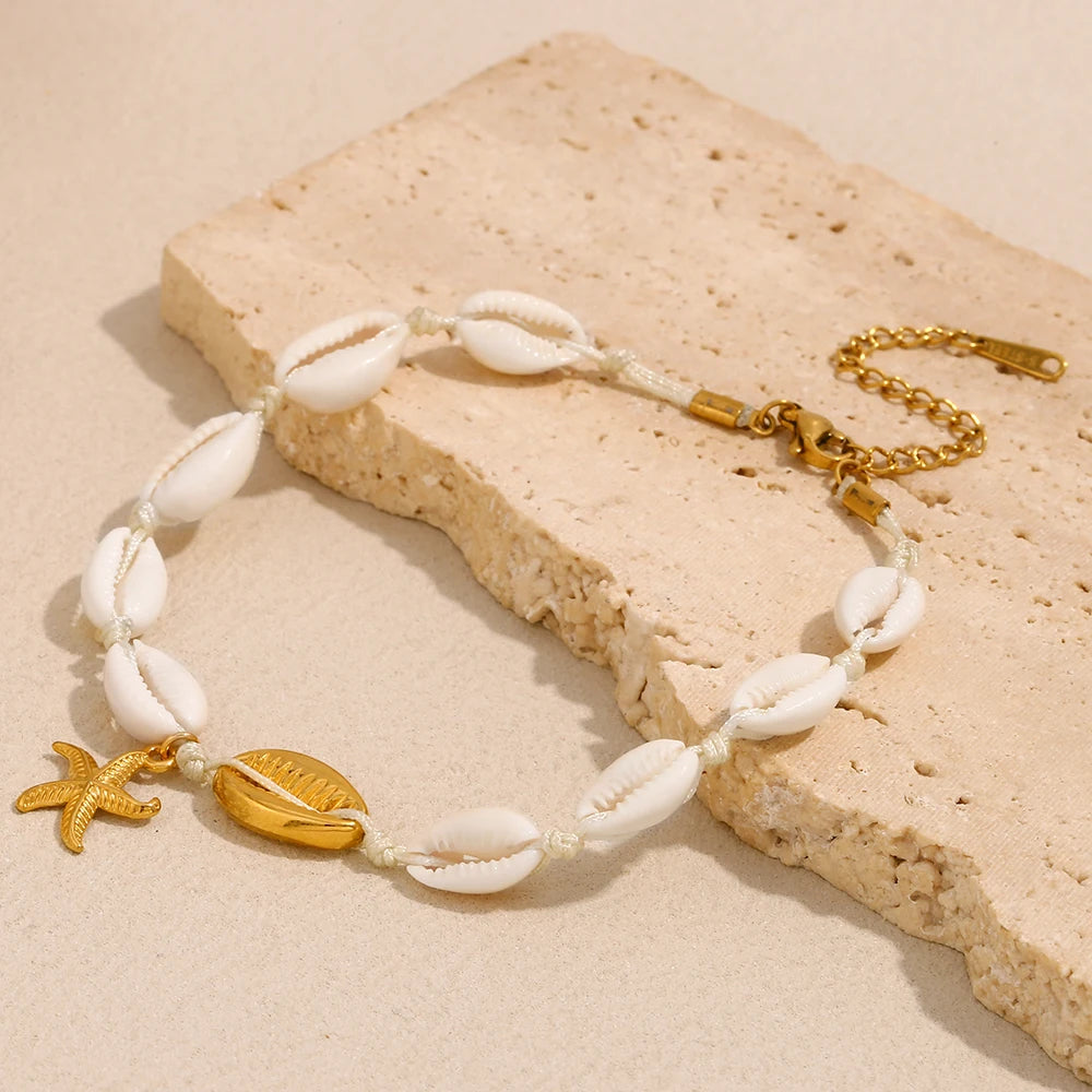 Starfish Lovers Anklet