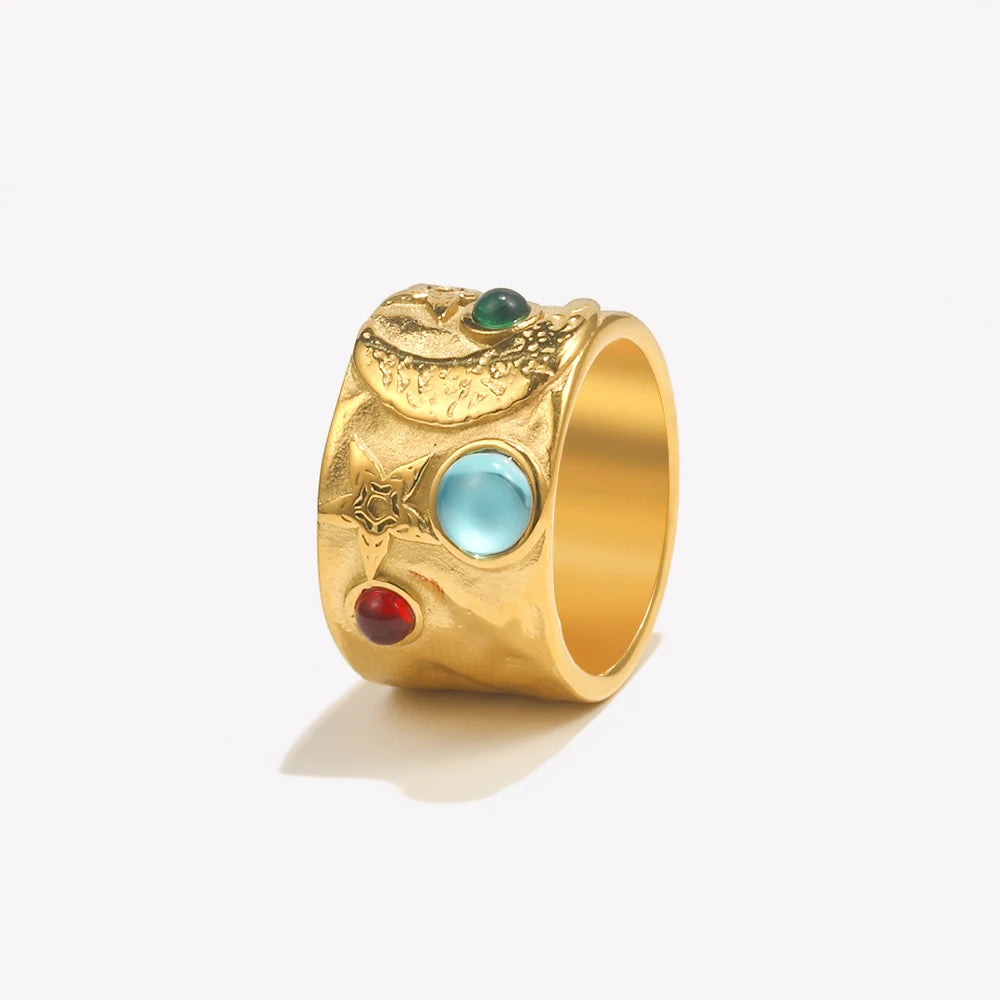 Silhouette Gemstone Ring