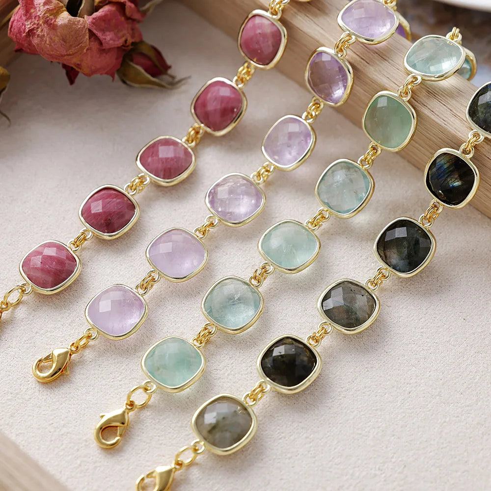 Luminous Edge Crystal Bracelet