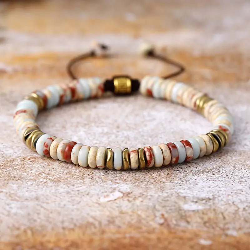 Free Spirit Bead Bracelet - Jasper