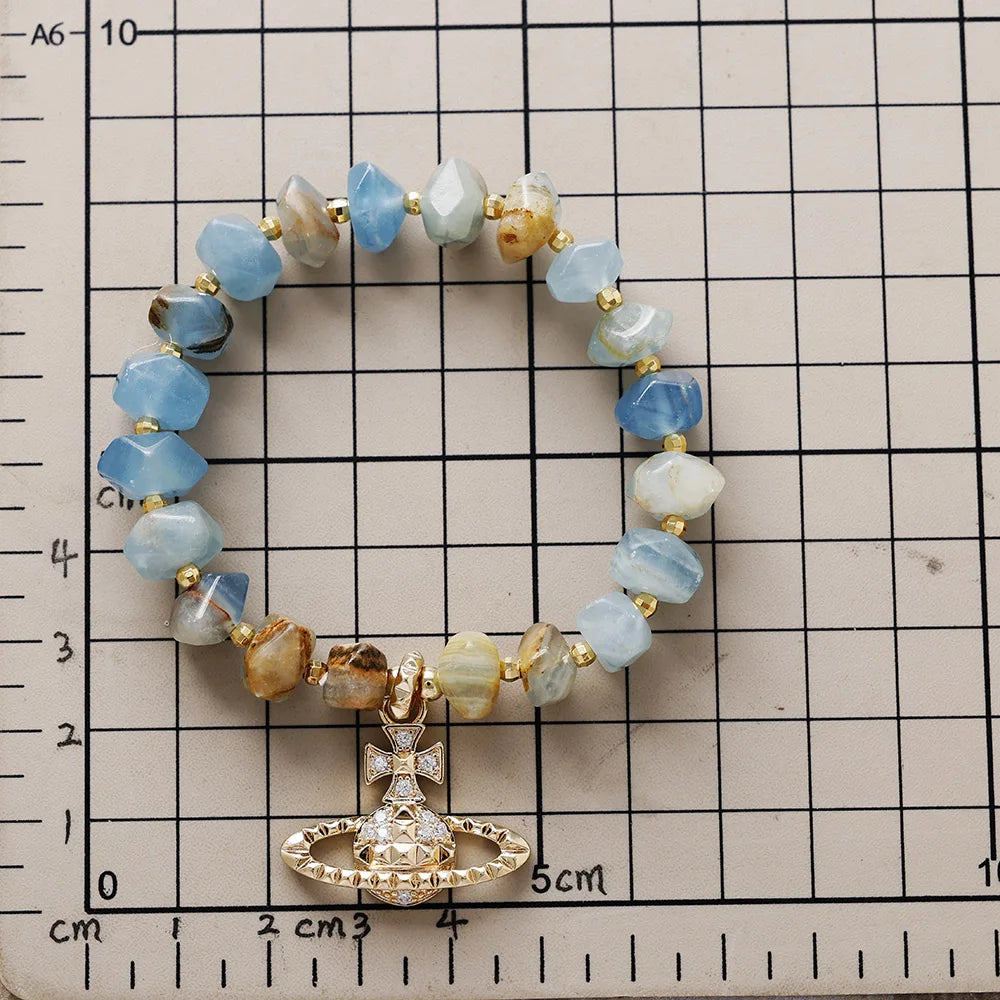 Royal Aura Crown Charm Bracelet