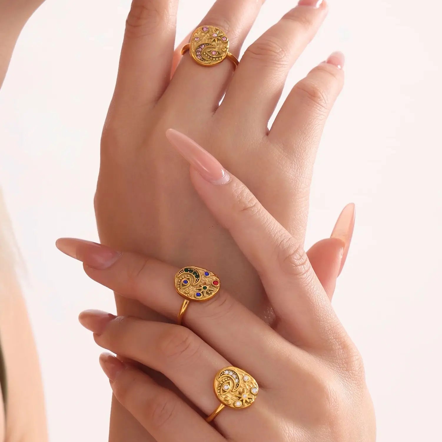 Celestial Starlight Talisman Ring