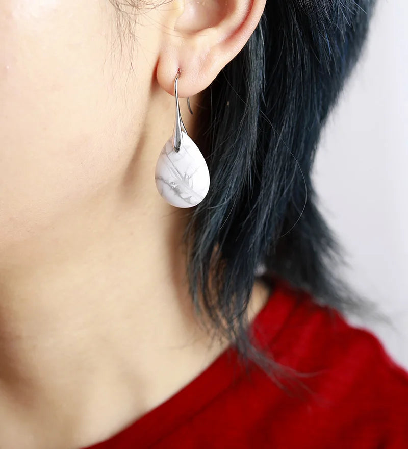 Luminous Serene Droplet Earrings