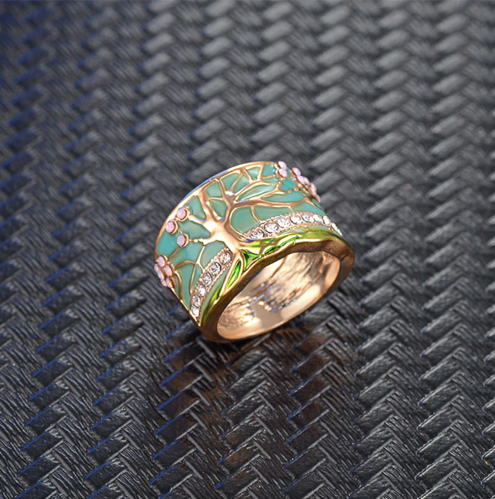 Tree Of Life Opal Ring