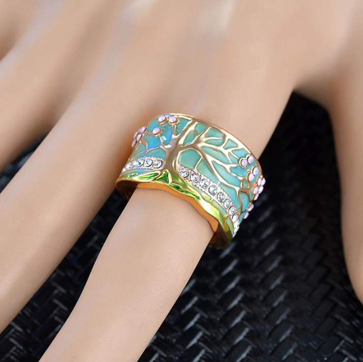 Tree Of Life Opal Ring