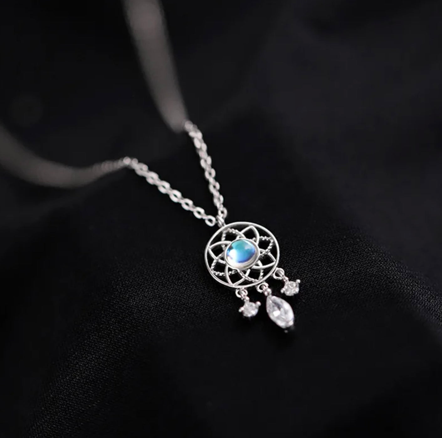 Dreamcatcher Necklace - 925 Sterling Silver