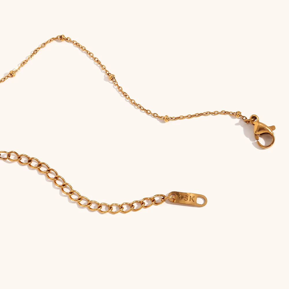 Crinkly Harmony Celestial Motifs Necklace